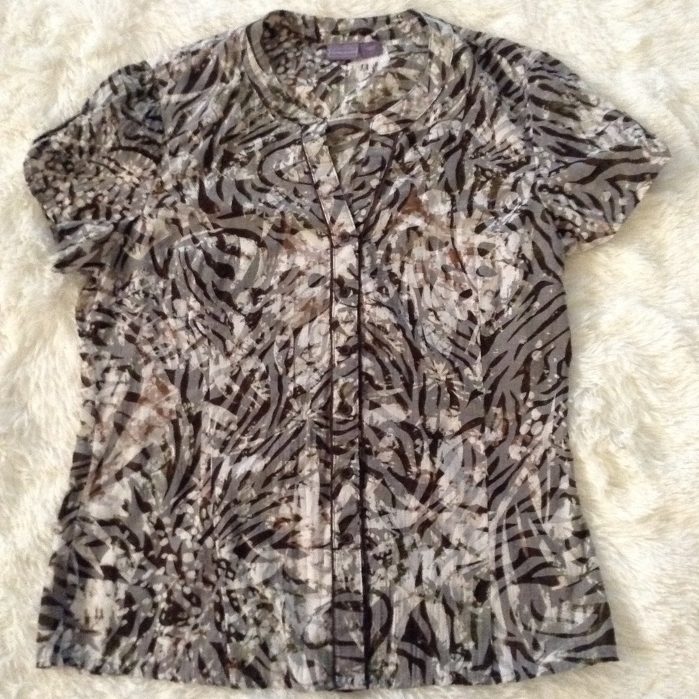 Laura Scott short-sleeve button-down